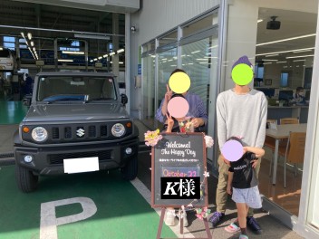 ☆K様☆ジムニーシエラのご納車ありがとうございます(*^-^*)